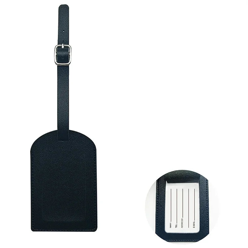 Premium Leather Luggage Tag