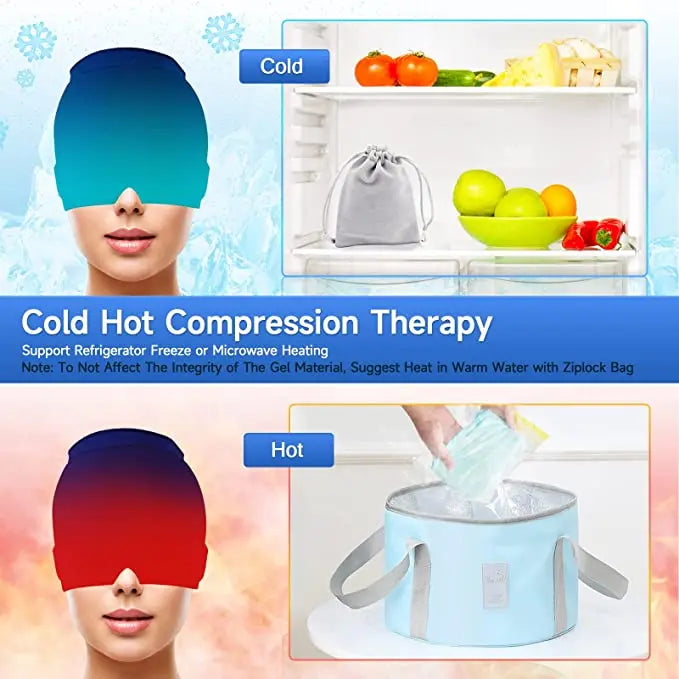 Hot & Cold Therapy Sleep Mask | Headache, Migraine & Recovery Relief