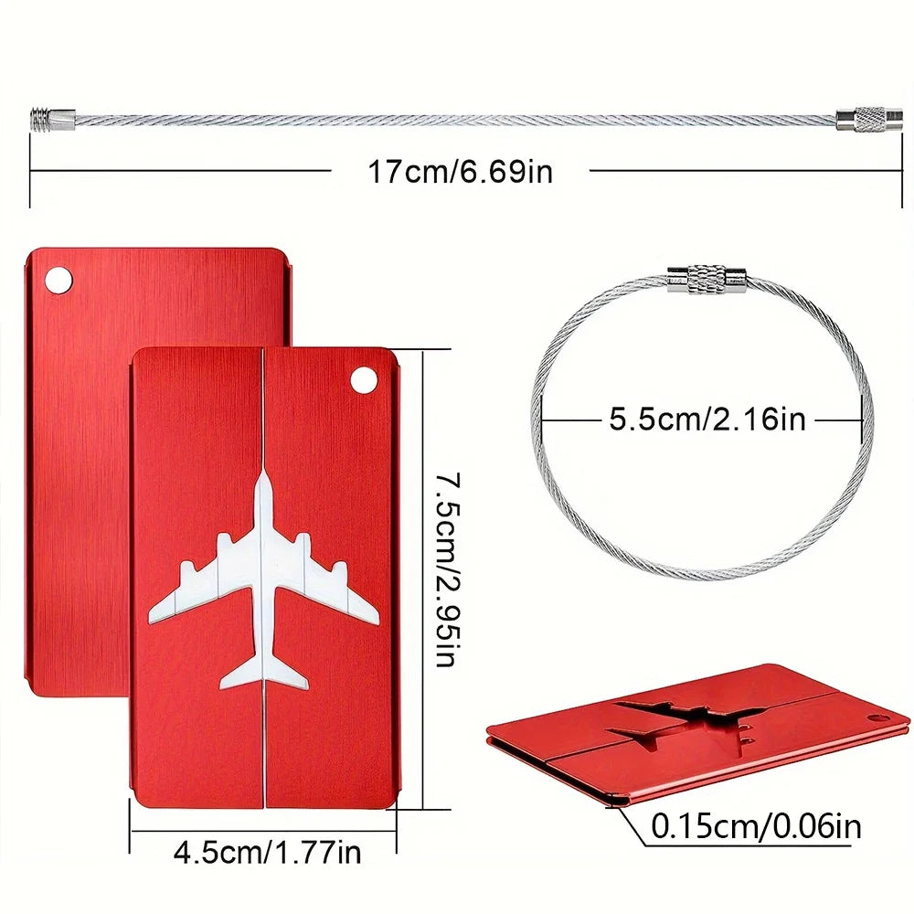 Premium Aluminum RFID Luggage Tag