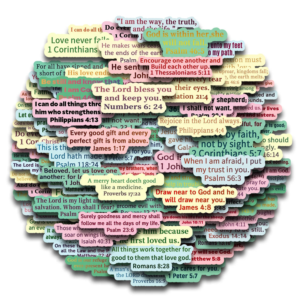 Bible Verse Sticker Collection