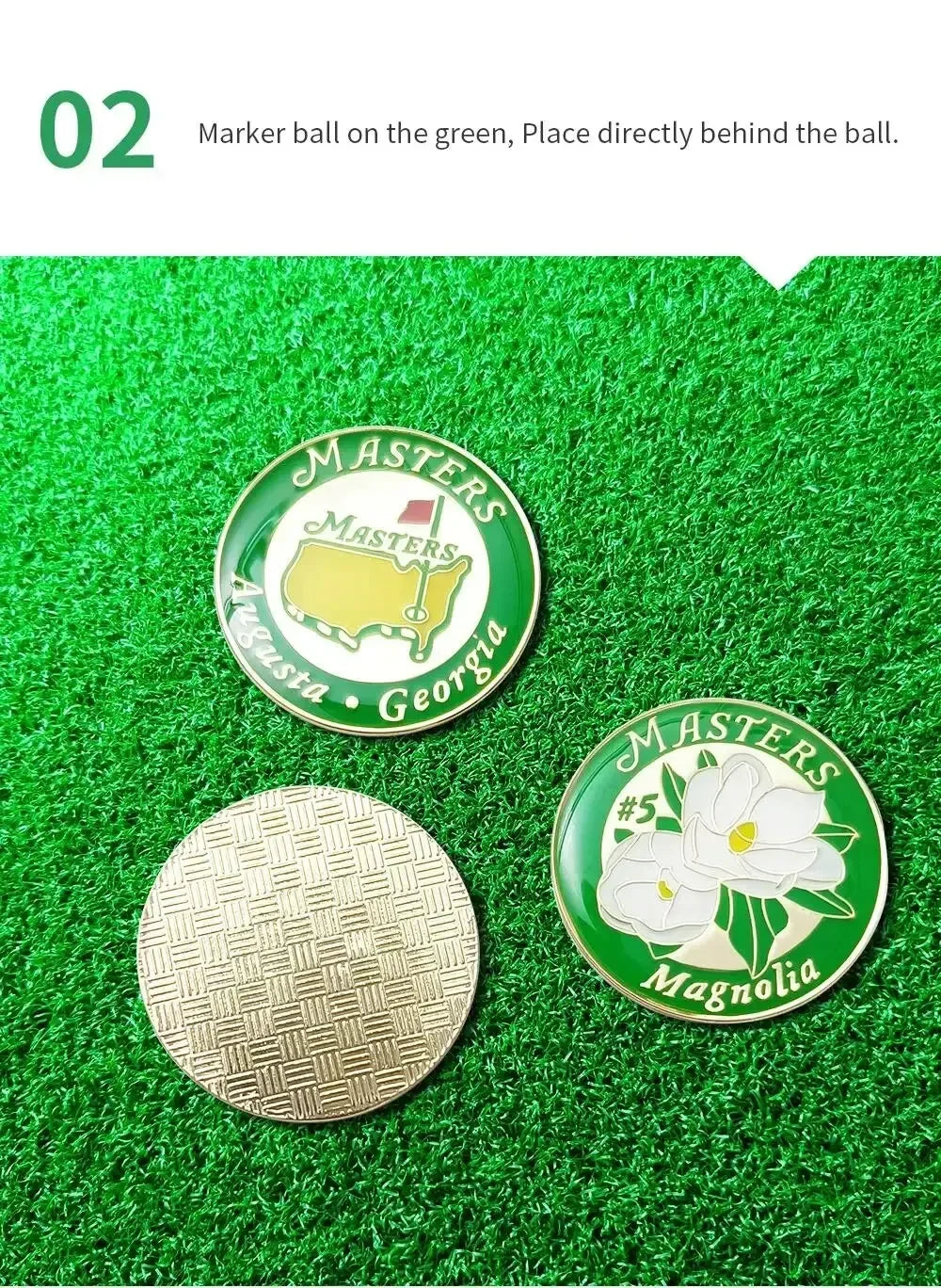 USA Magnetic Golf Ball Marker